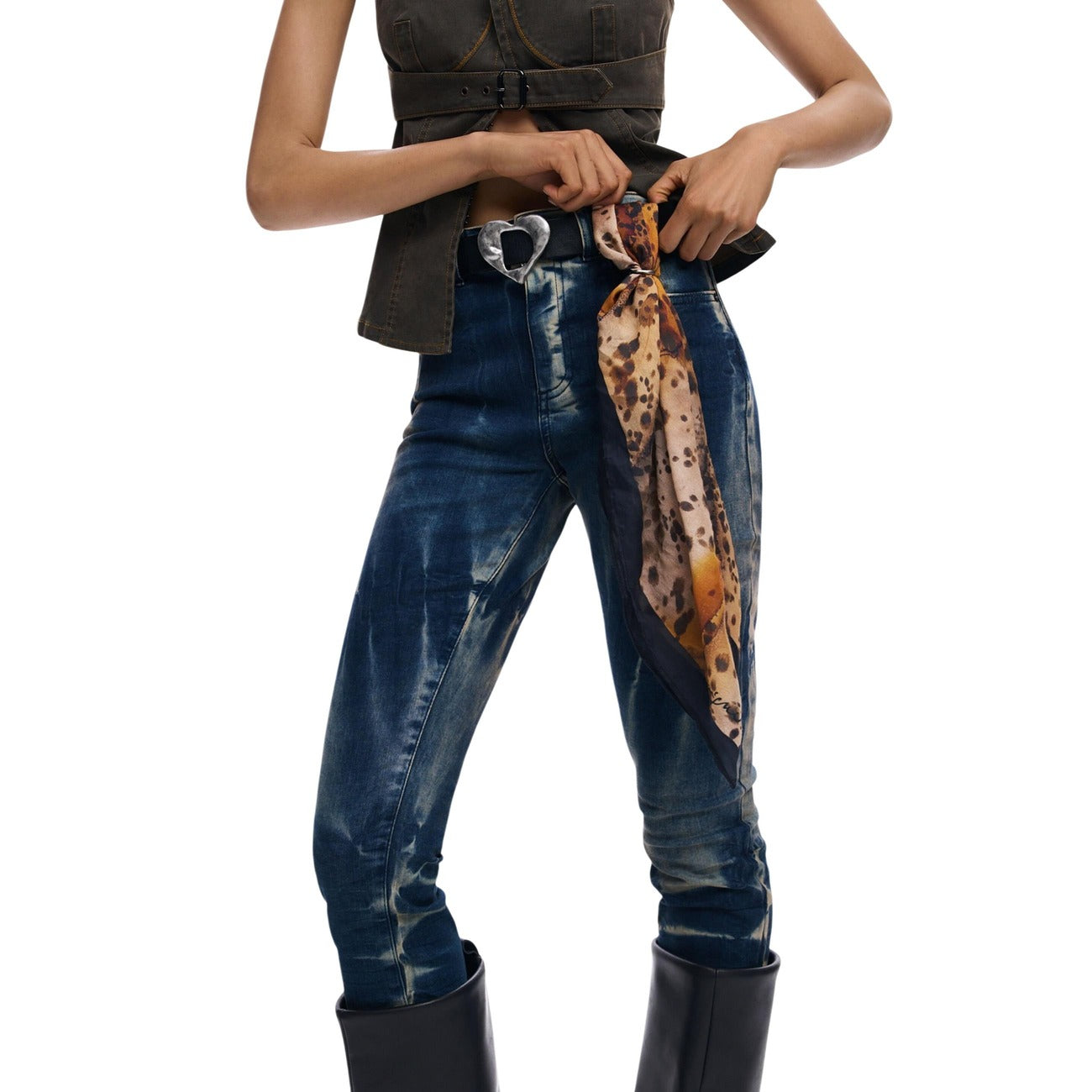 Desigual Sjaal Dames Beige