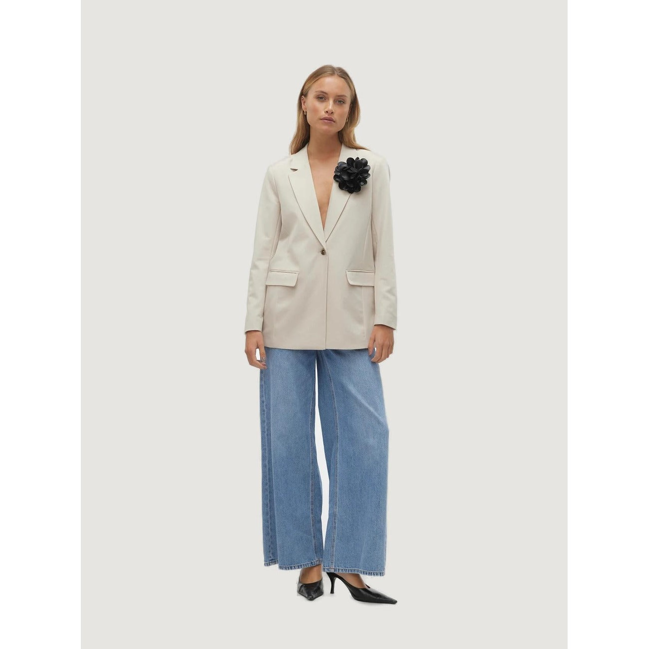 Vero Moda Blazer Dames Beige