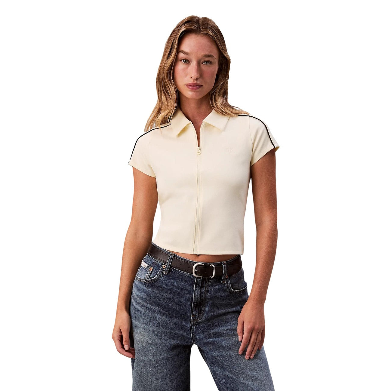 Calvin Klein Jeans T-shirt Dames Geel