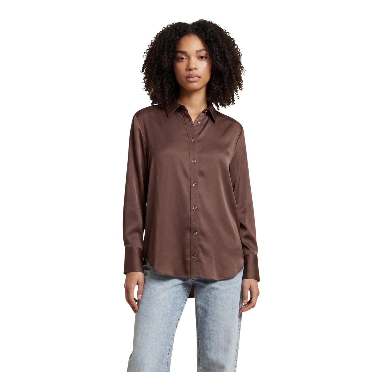 Only Shirt Dames Bruin