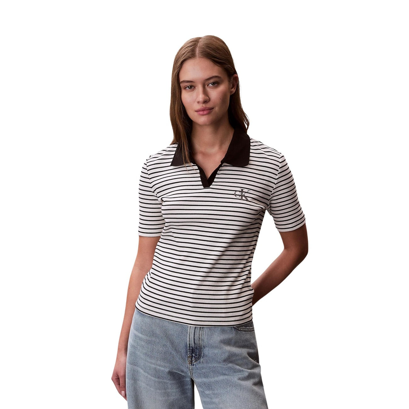 Calvin Klein Jeans Polo Dames Zwart