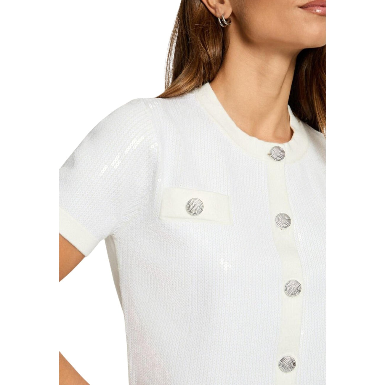 Morgan De Toi Cardigan Dames Wit