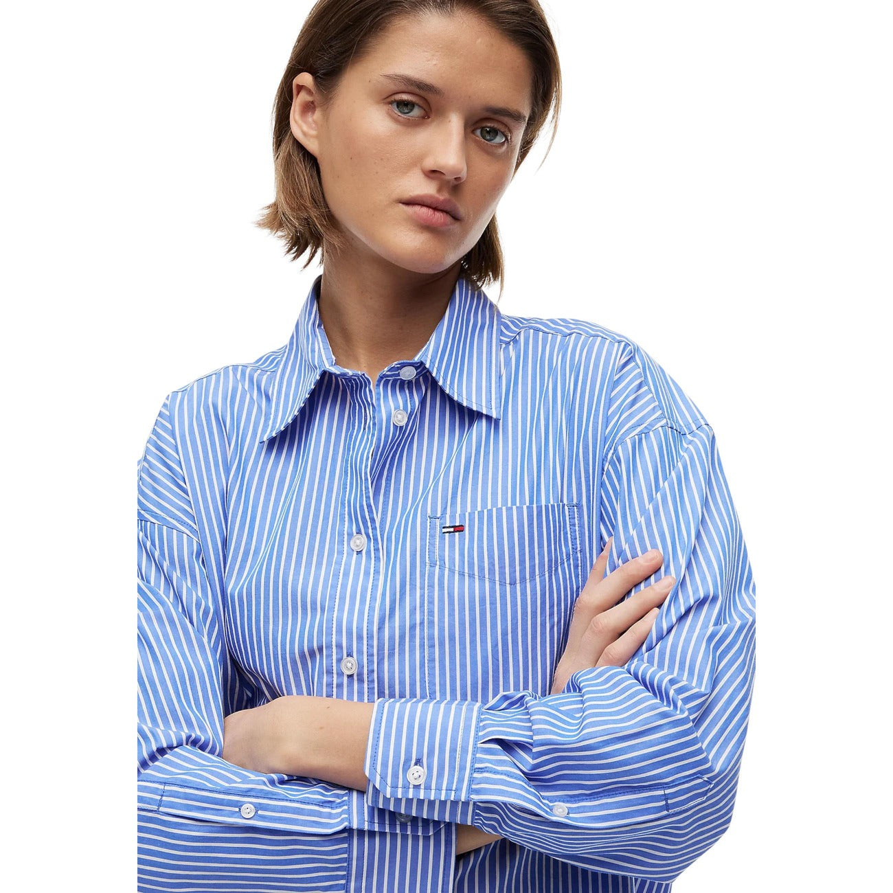 Tommy Hilfiger Jeans Shirt Dames Bluaw