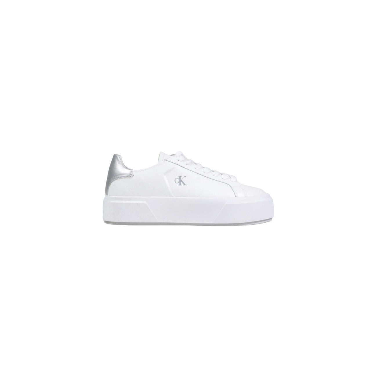 Calvin Klein Sneakers Dames Wit Leer
