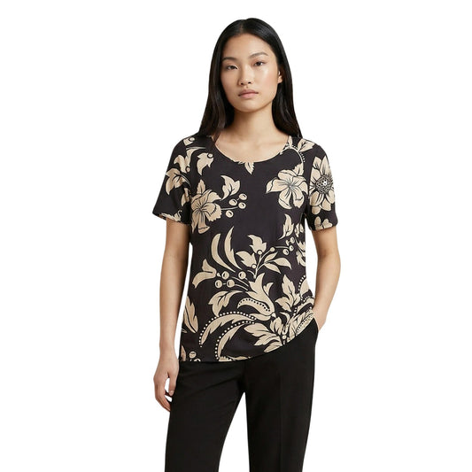 Jacqueline De Yong Bloemen Blouse Dames Zwart