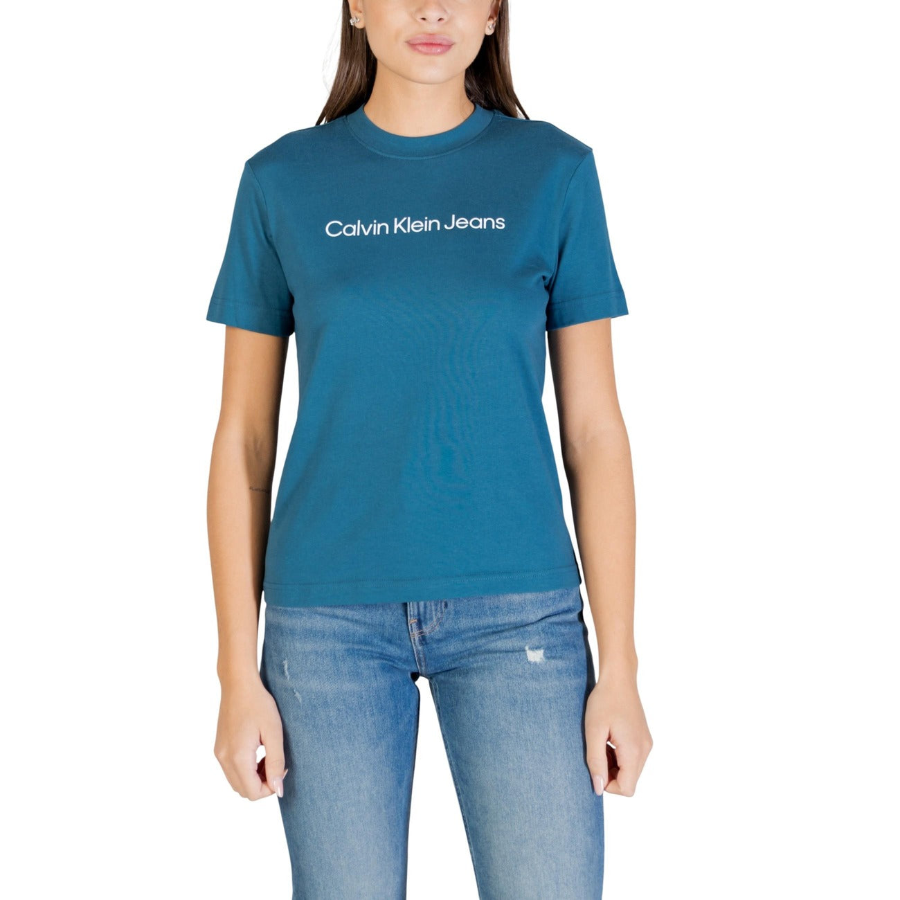 Calvin Klein Jeans T-shirt Dames Zwart