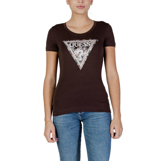 Guess T-shirt Dames Zwart