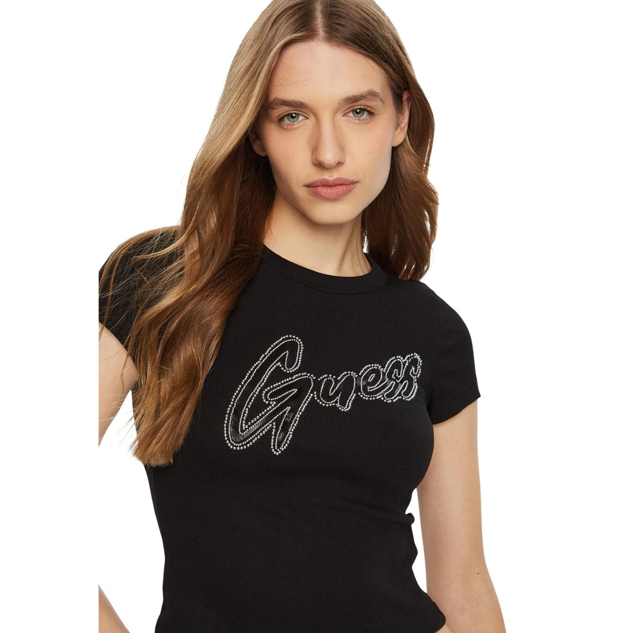 Guess T-shirt Dames Zwart