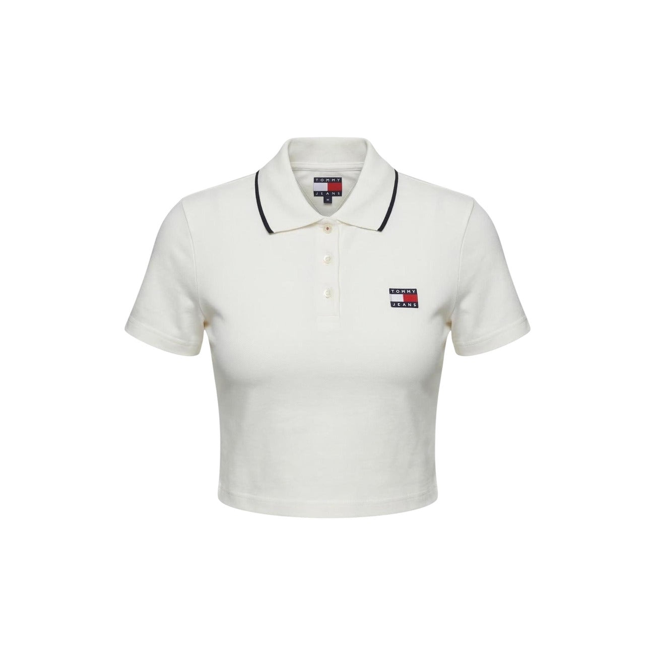 Tommy Hilfiger Jeans Polo Top Dames Wit