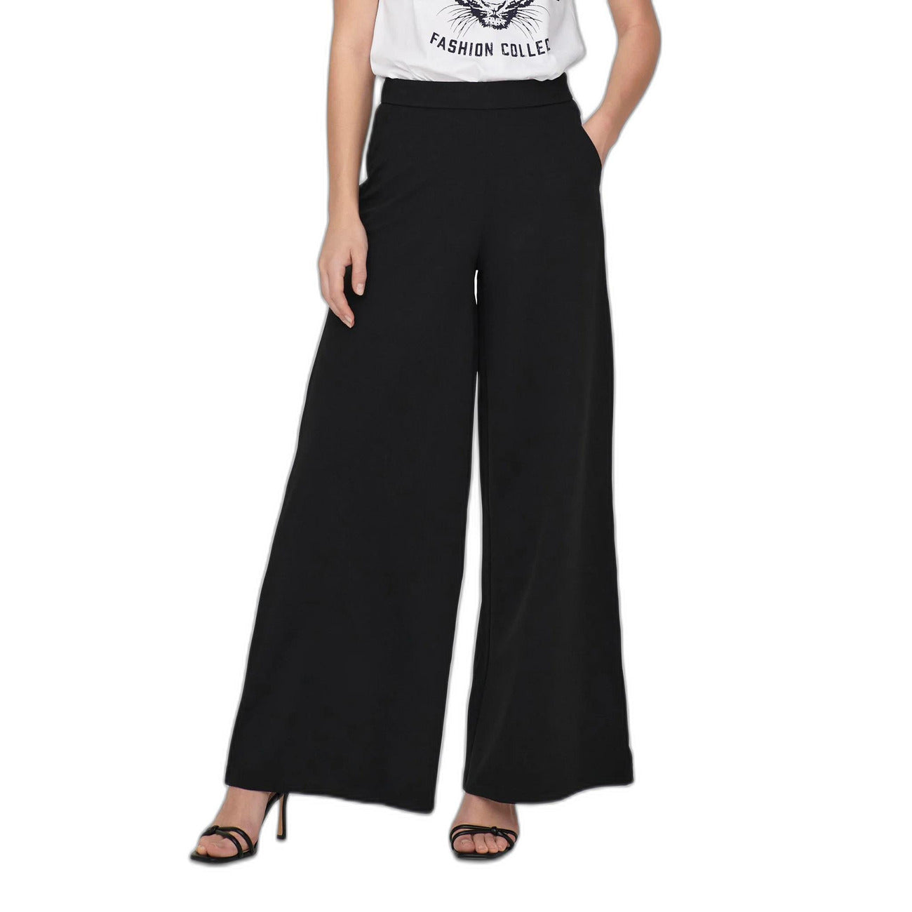 Jacqueline De Yong Broek Dames Zwart
