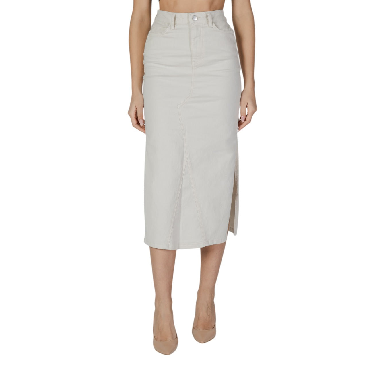 Vila Clothes Rok Dames Beige