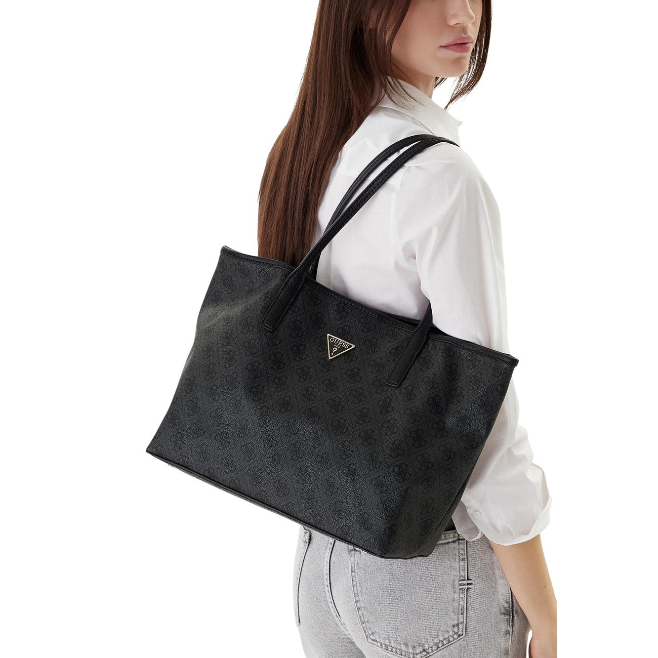 Guess Logo Shopper Dames Grijs