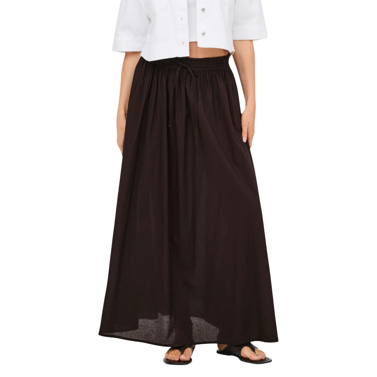 Jacqueline De Yong Rok Dames Beige