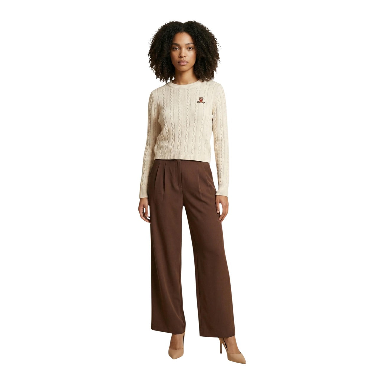 Only Broek Dames Bruin