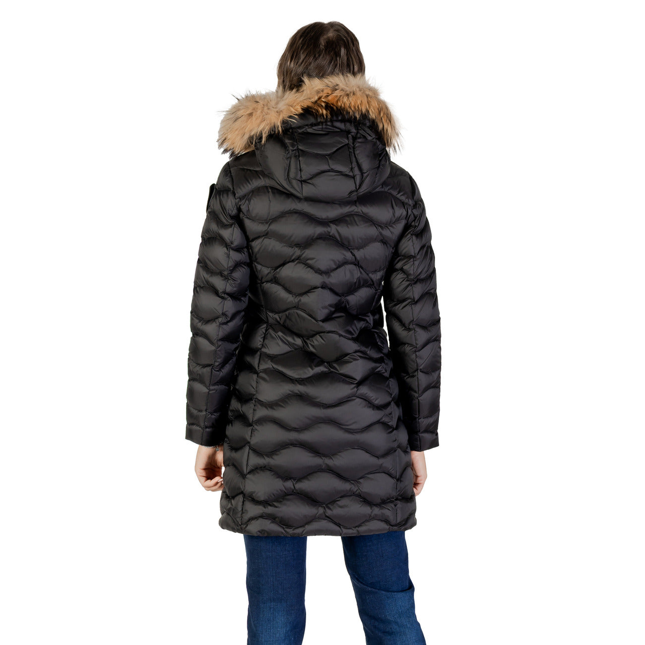 Blauer Windjack Dames Zwart