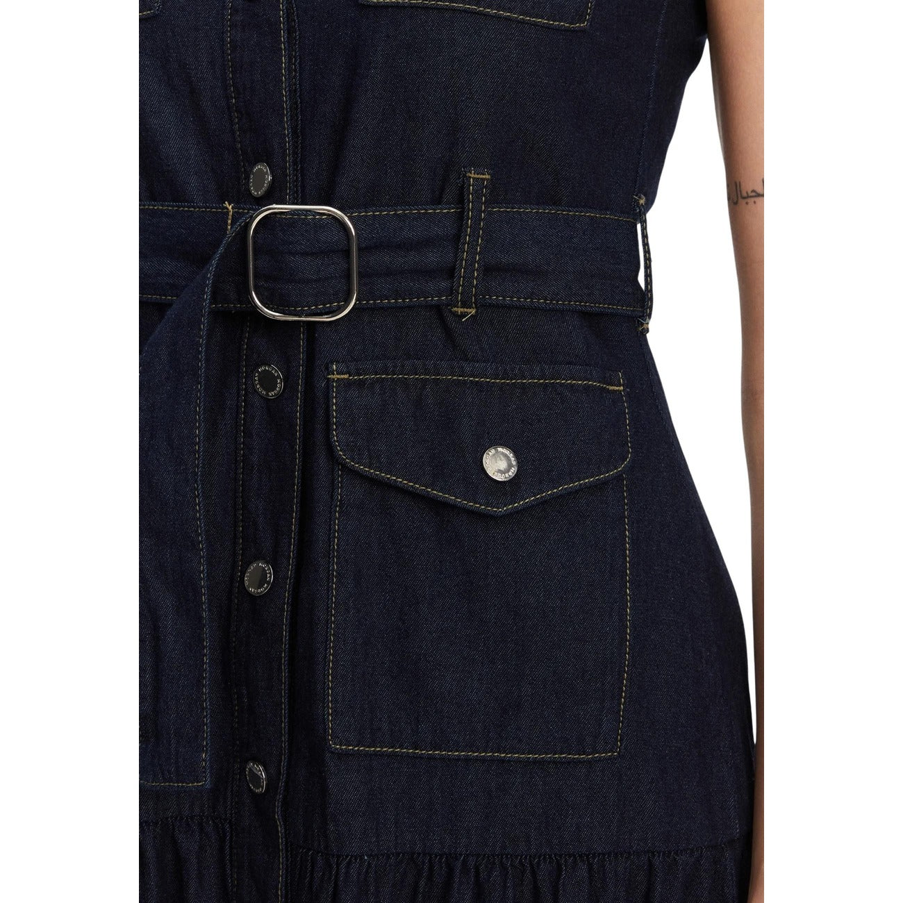 Morgan De Toi Elegante Jurk Dames Blauw