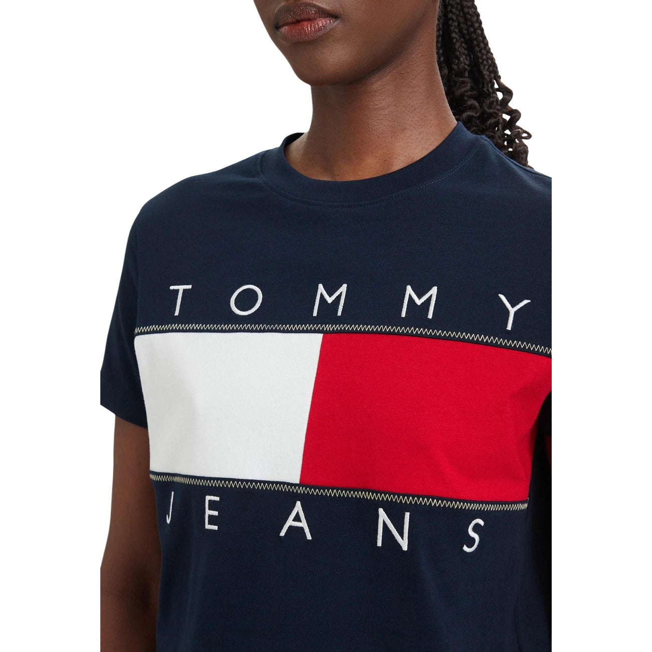 Tommy Hilfiger Jeans T-shirt Dames Blauw