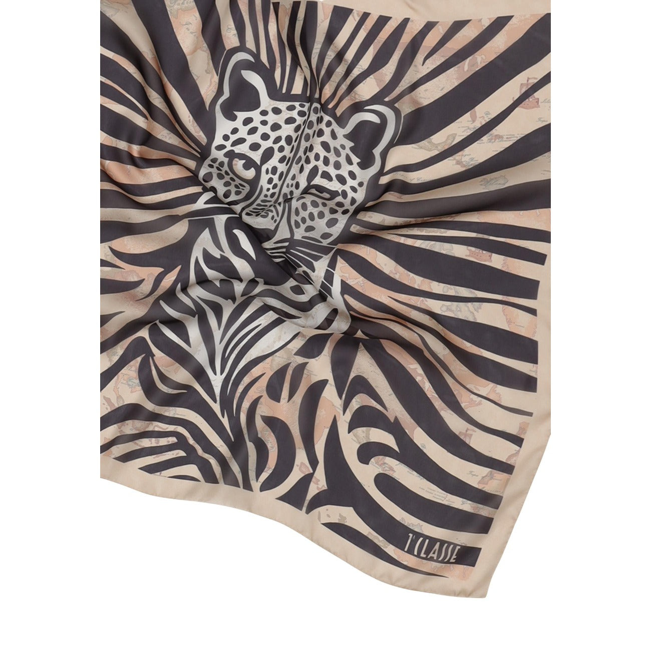 Alviero Martini Prima Classe Sjaal Dames Zwart Print