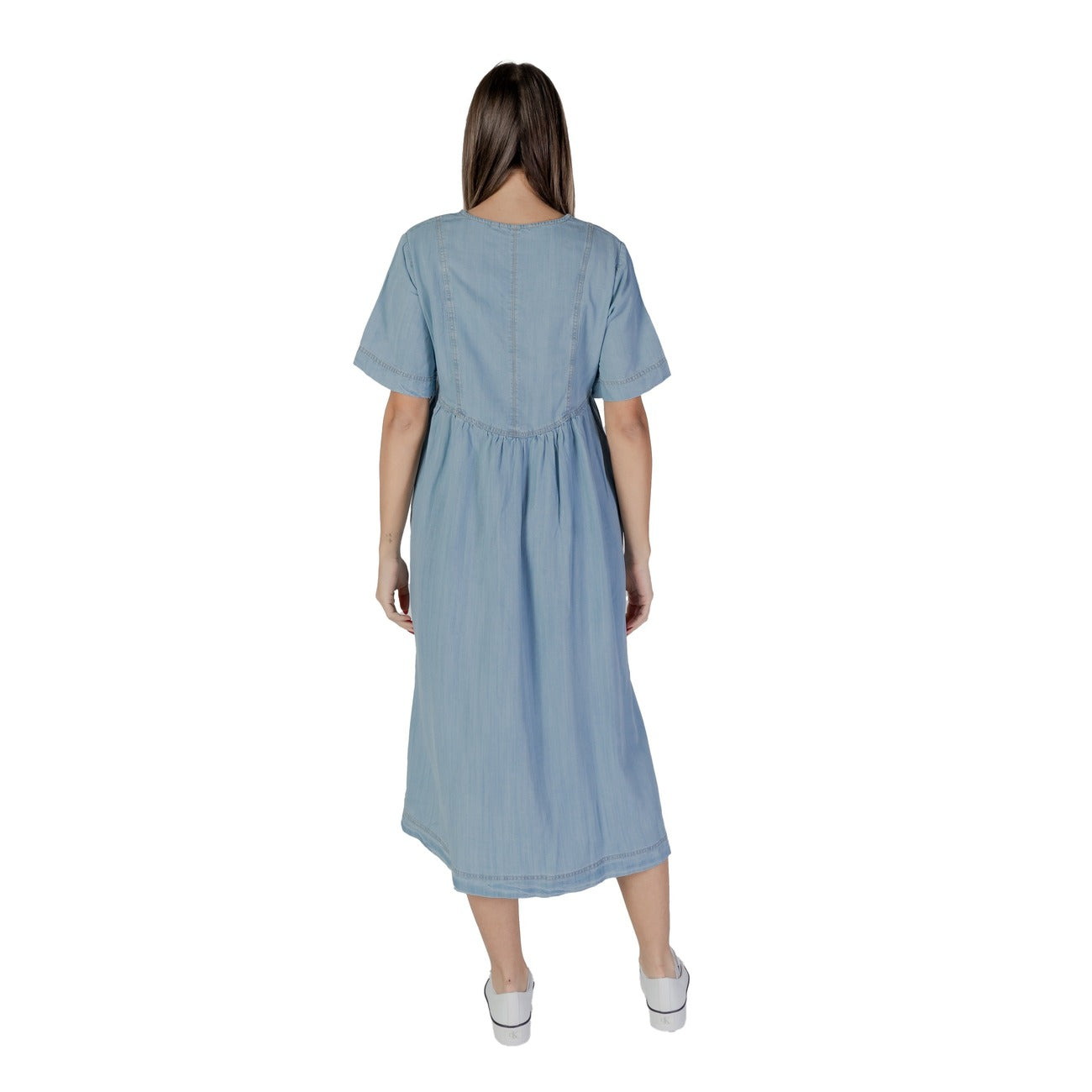B.young Jurk Dames Lichtblauw