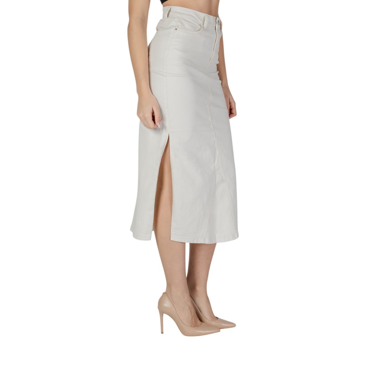 Vila Clothes Rok Dames Beige