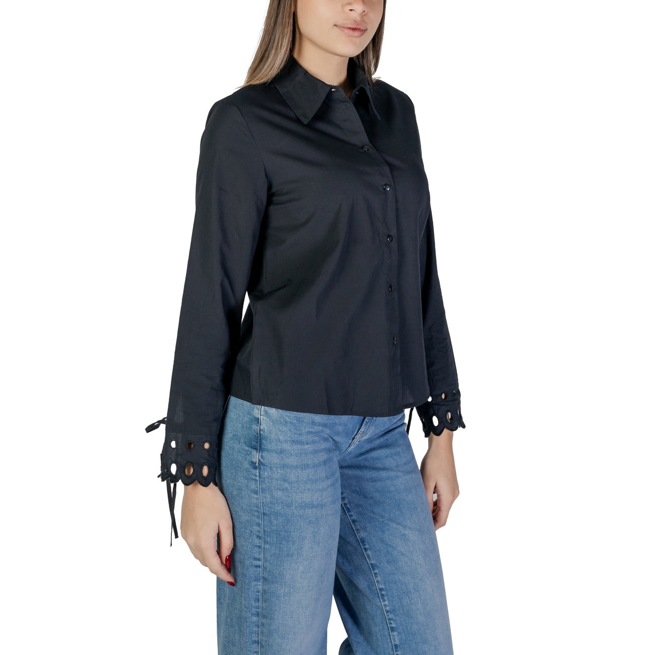 Jacqueline De Yong Shirt Dames Zwart