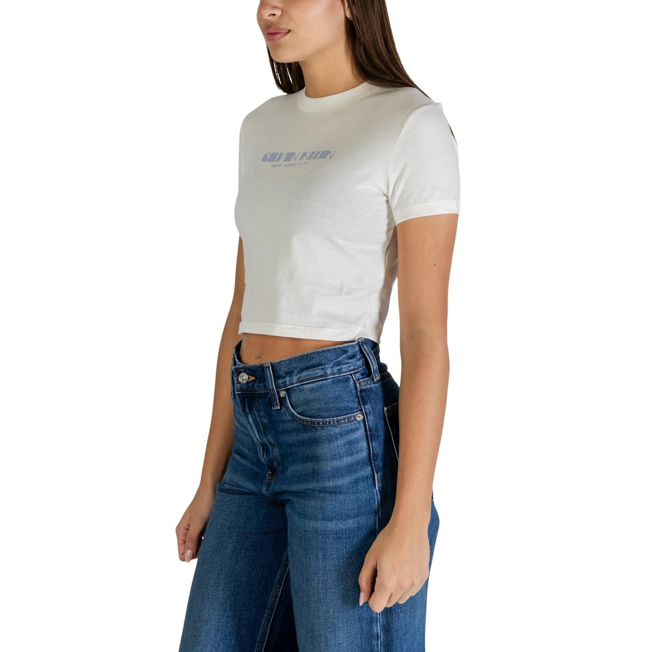 Calvin Klein Jeans T-shirt Dames Wit