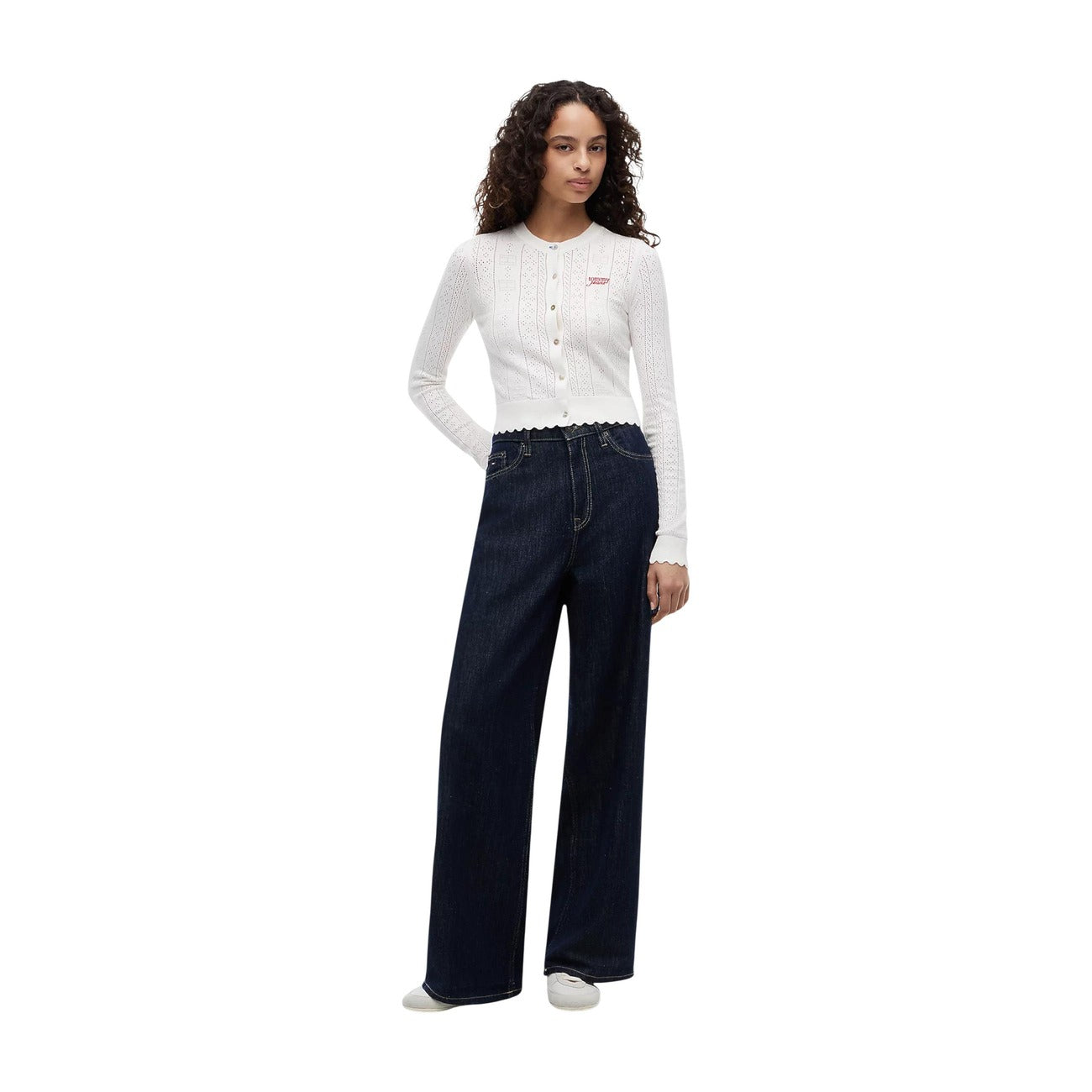 Tommy Hilfiger Jeans Cardigan Dames Wit