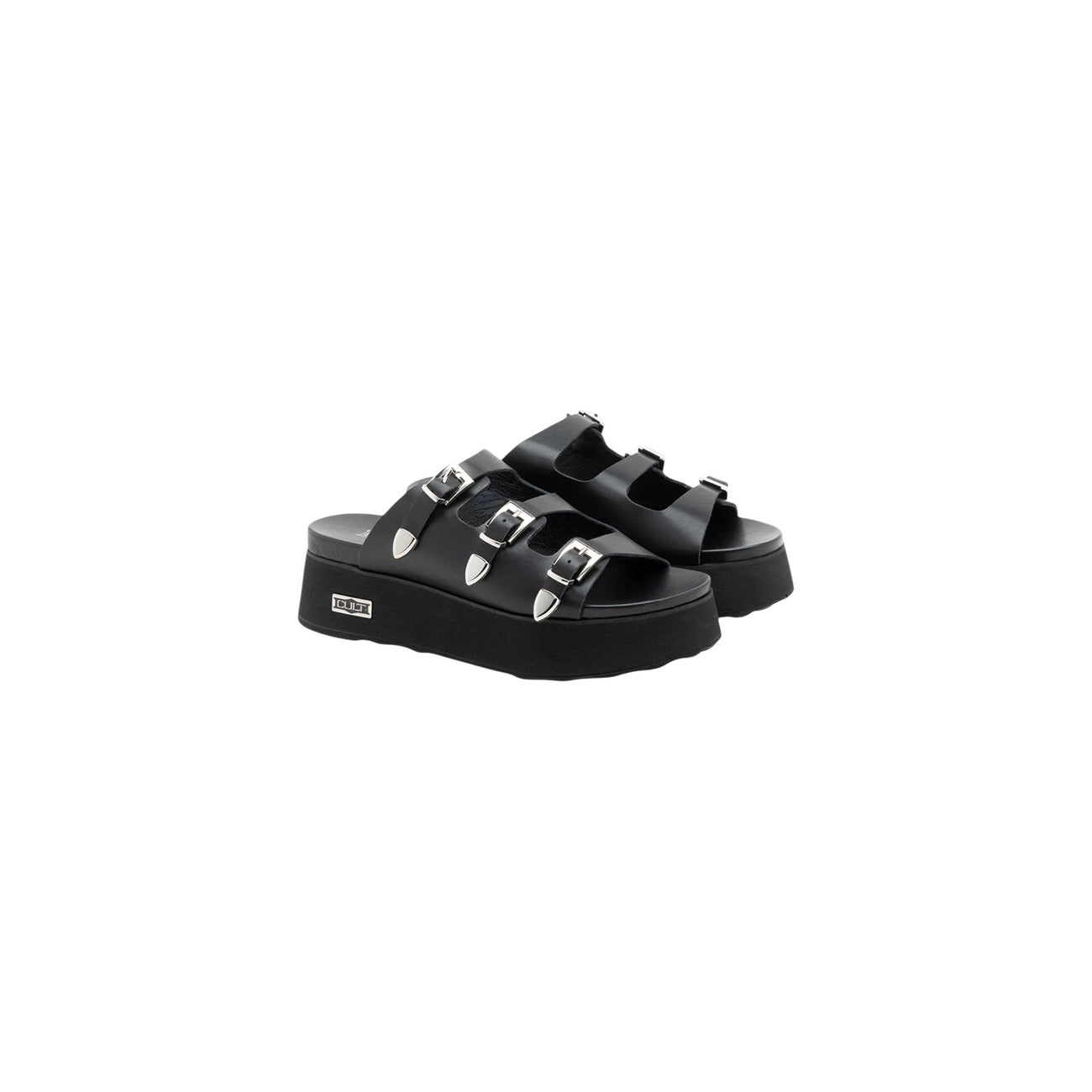 Cult — Janis Platform Sandalen Dames | Zwart