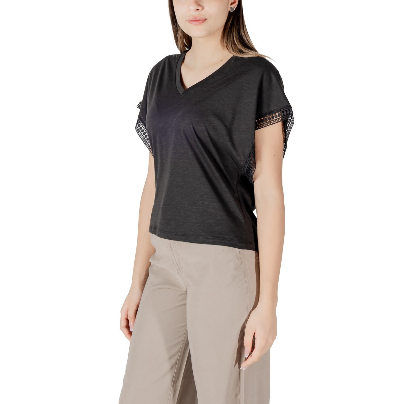 Ichi Blouse Dames Zwart