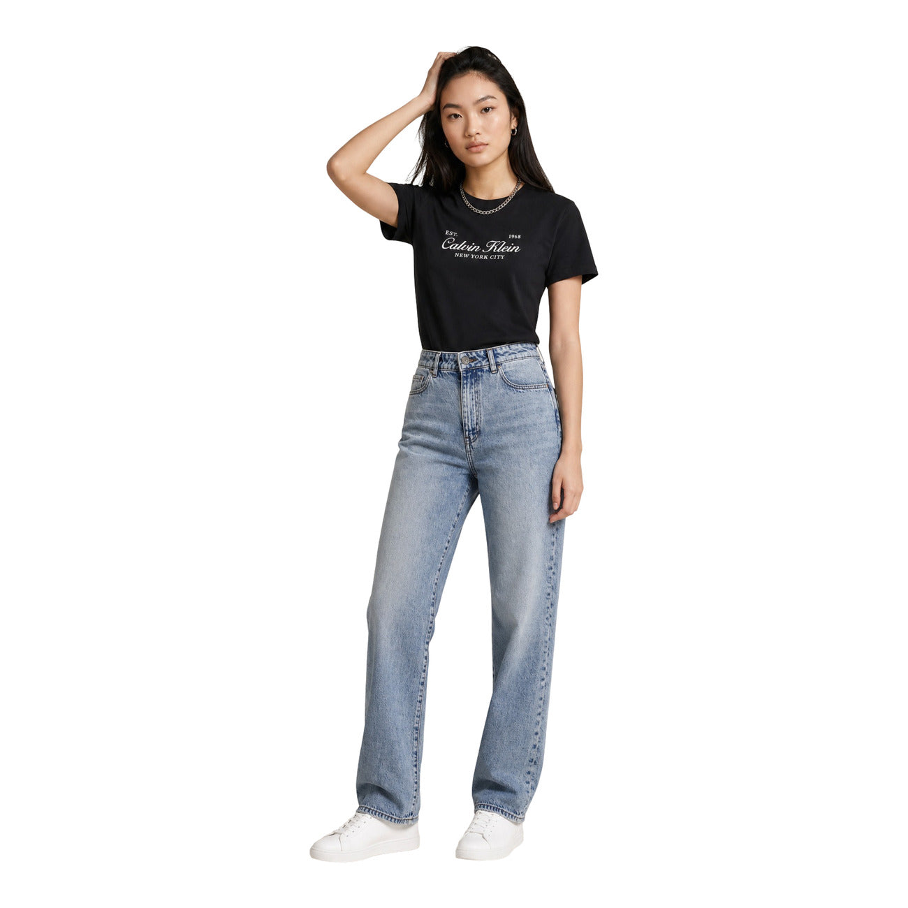 Calvin Klein Jeans T-shirt Dames Zwart
