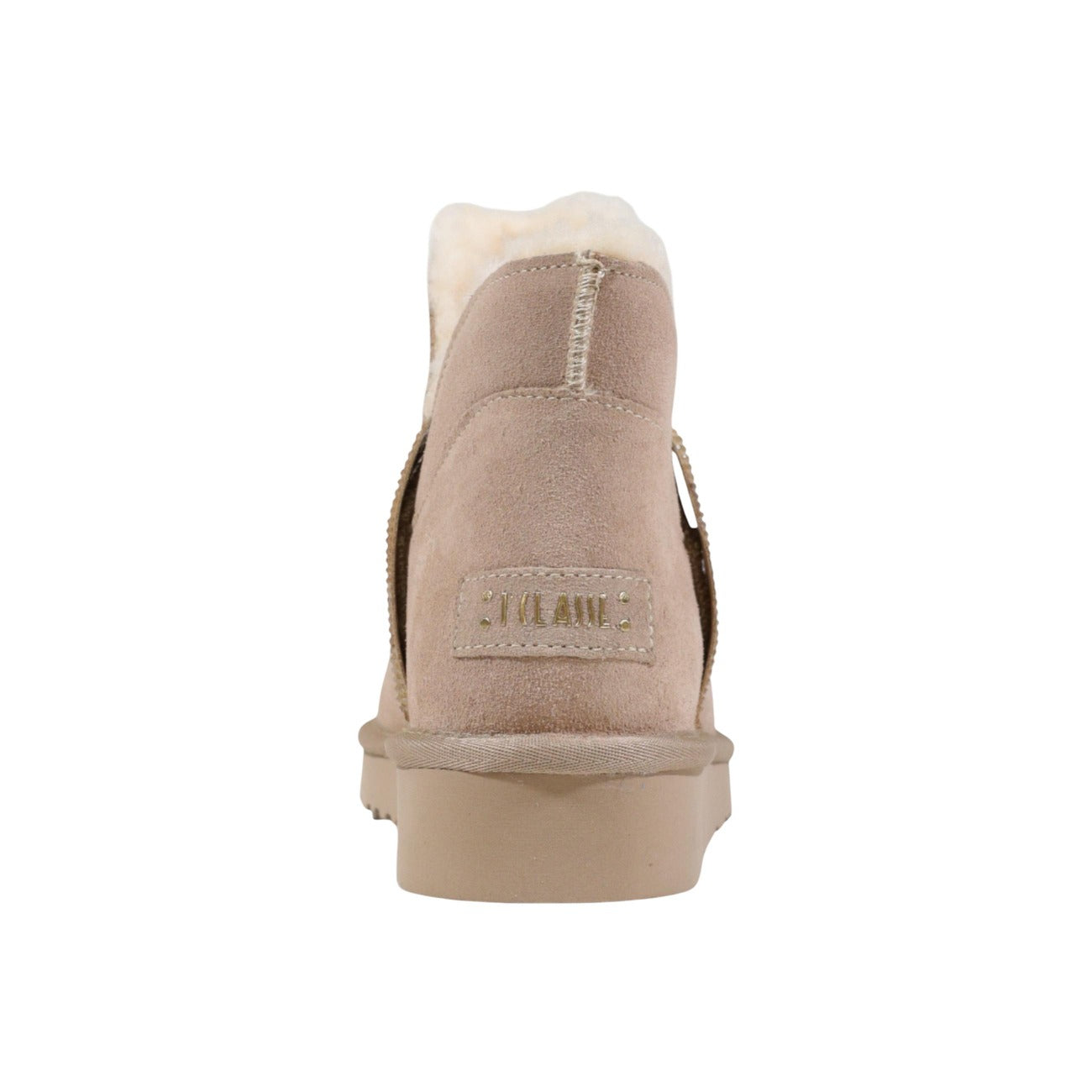 Alviero Martini Prima Classe Enkellaarsjes Dames Beige – 95% Leer