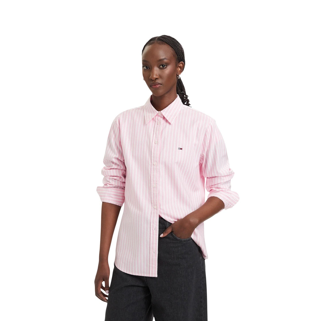 Tommy Hilfiger Jeans Shirt Dames Roze