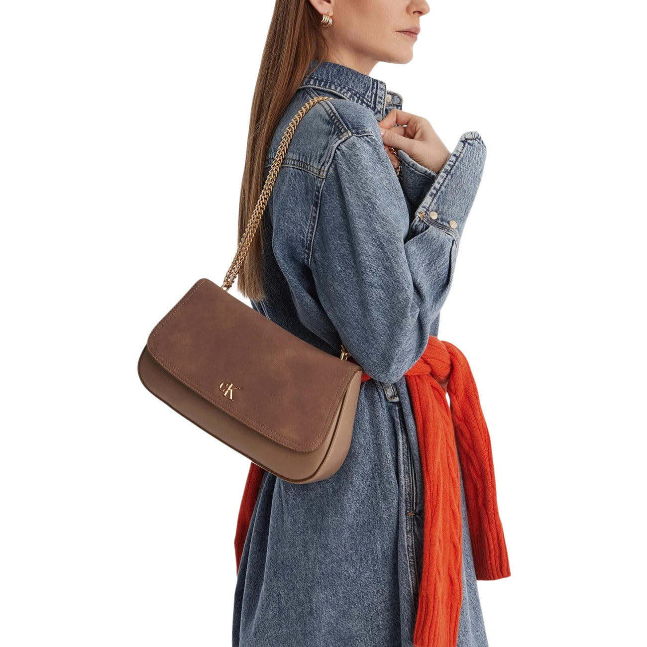Calvin Klein Tas Dames Bruin
