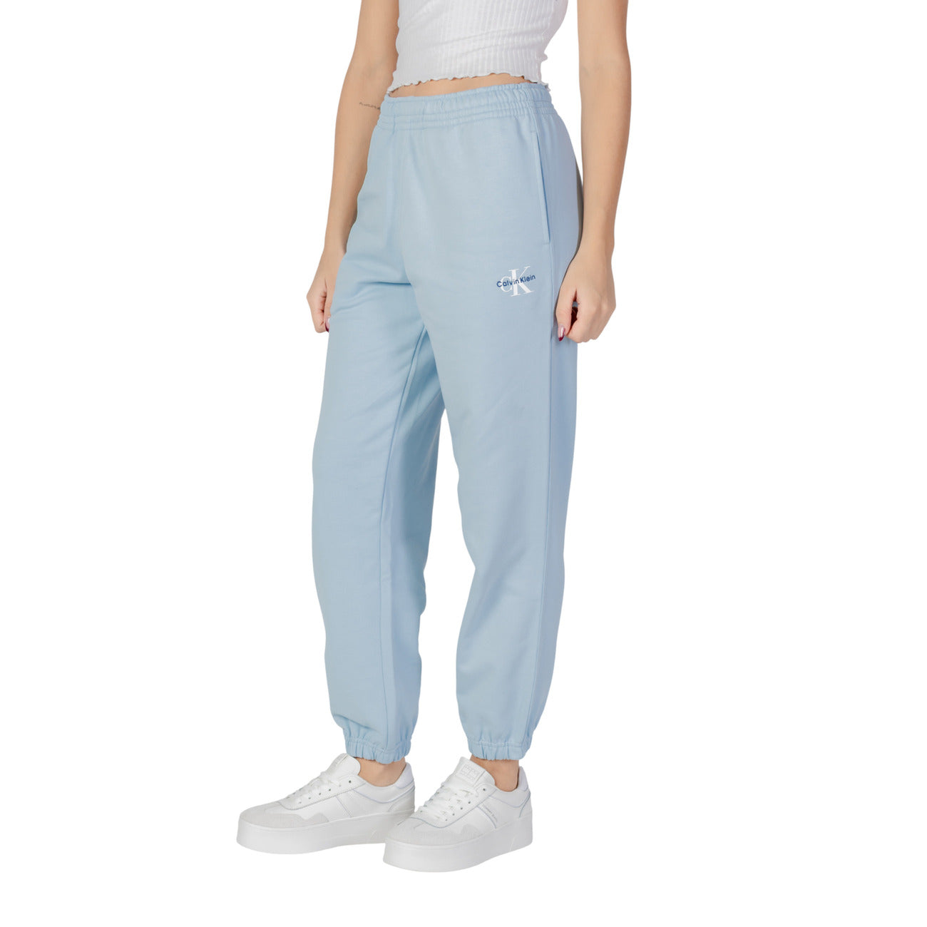 Calvin Klein Jeans Broek Dames Lichtblauw