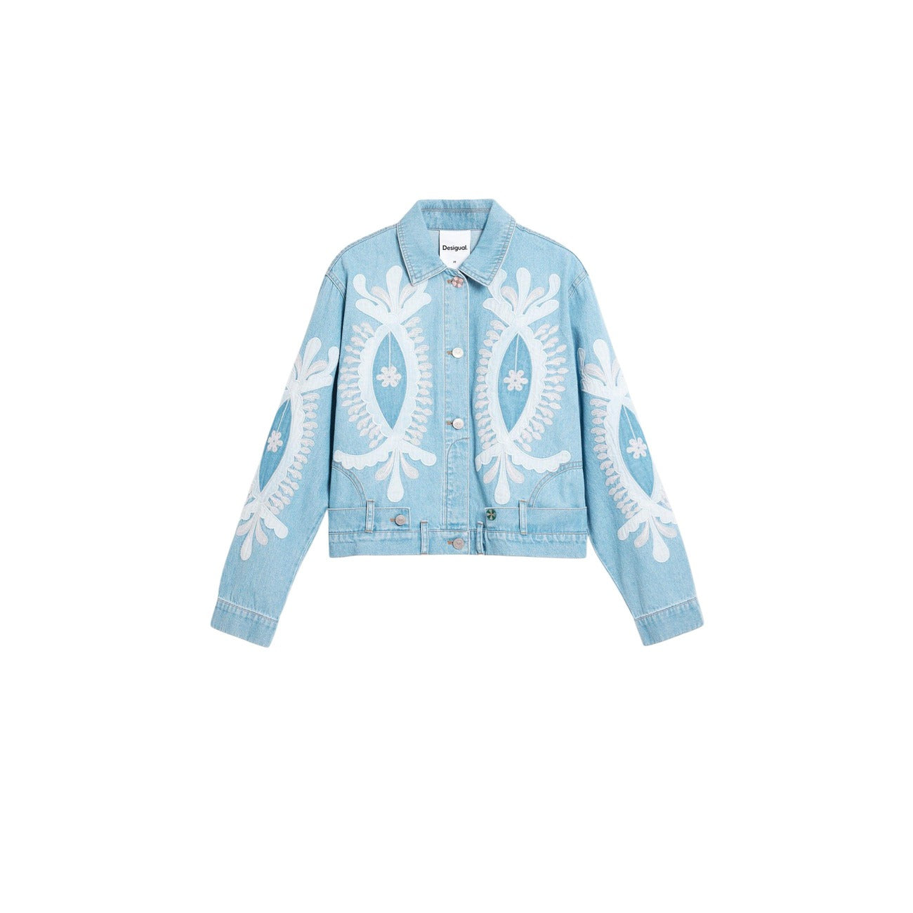 Desigual Print Jack Dames Lichtblauw
