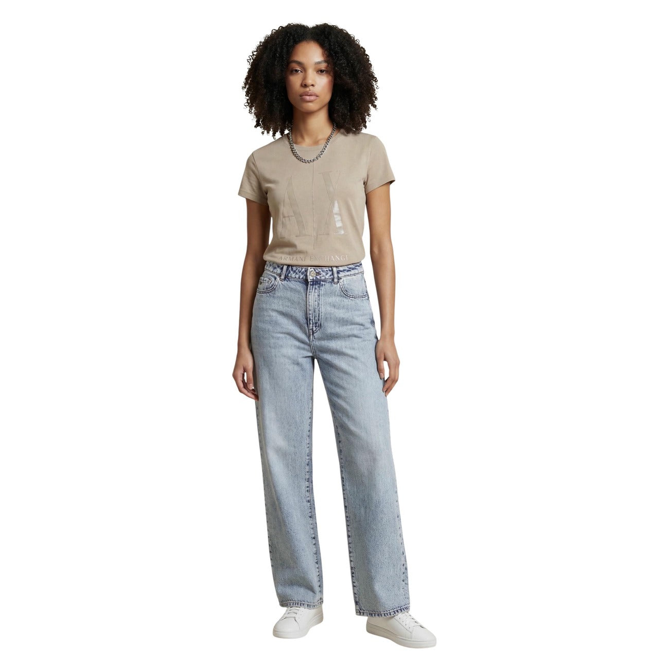 Armani Exchange Jeans Dames Lichtblauw