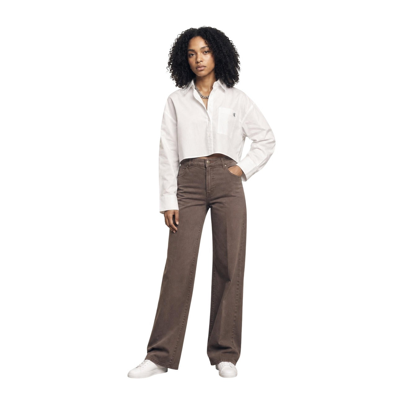 Calvin Klein Jeans Shirt Dames Wit