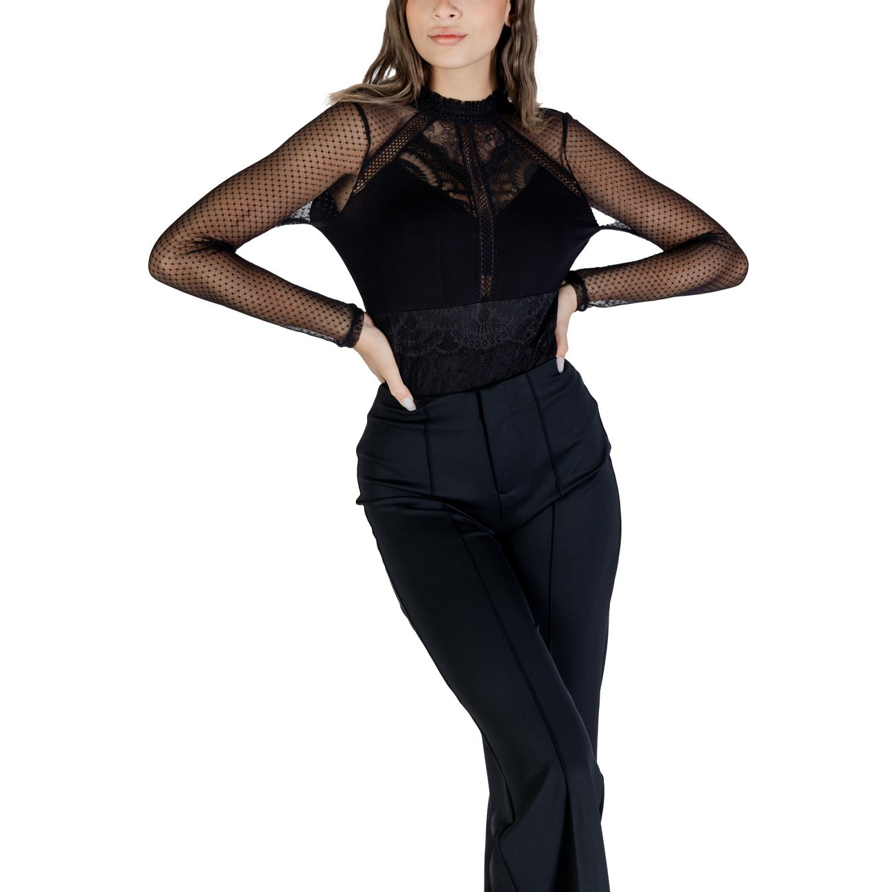Morgan De Toi Bloes Dames Zwart