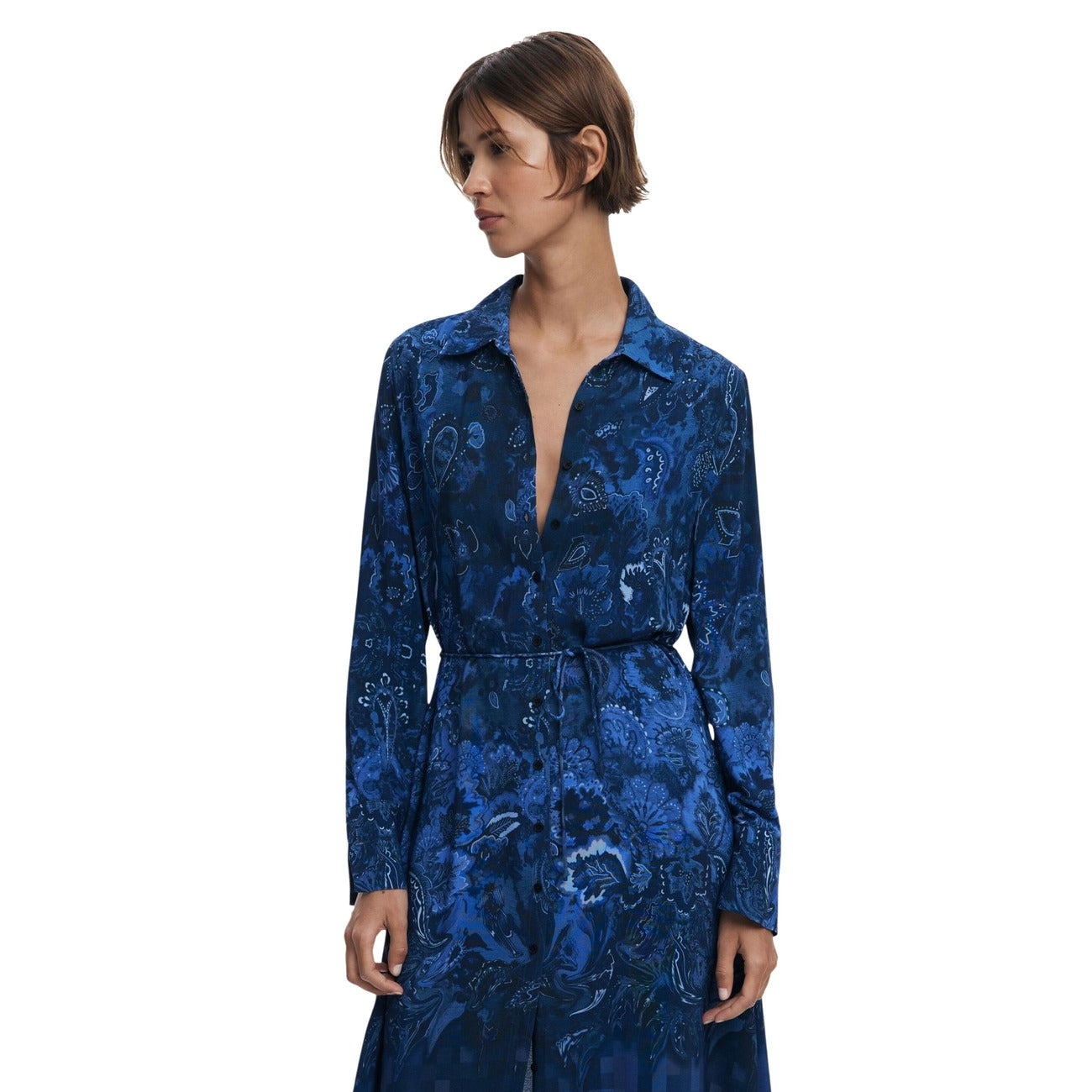 Desigual Maxi Jurk Dames Blauw