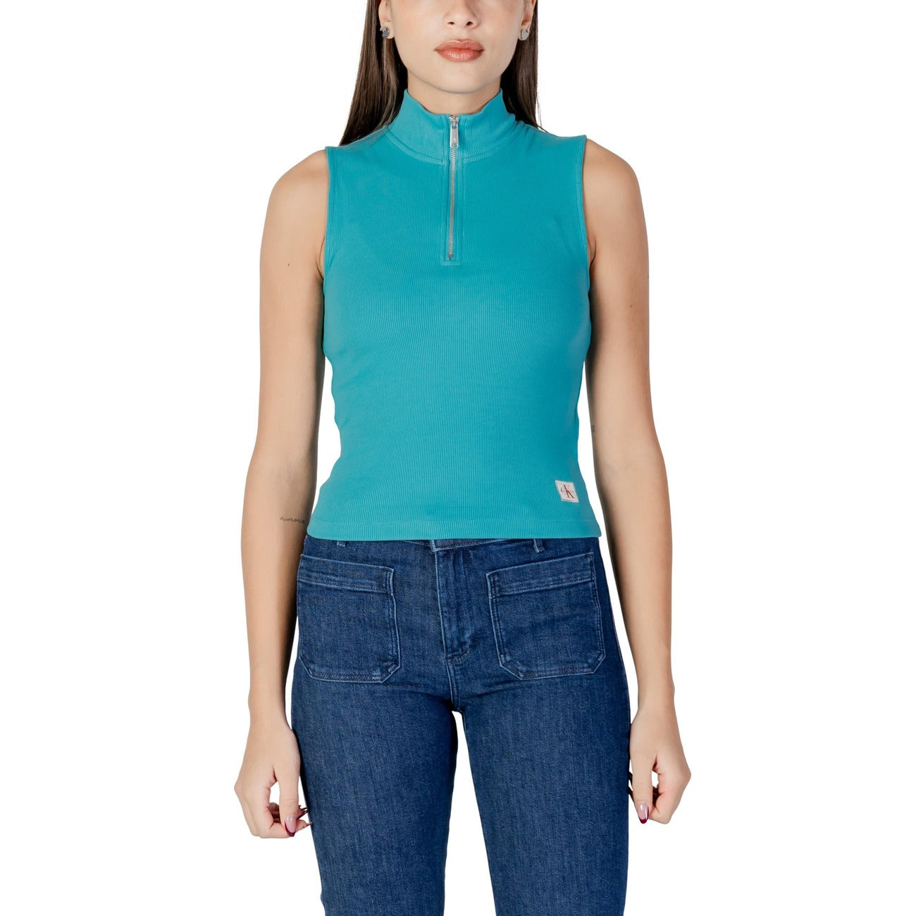Calvin Klein Jeans Mouwloze Top Dames Zwart