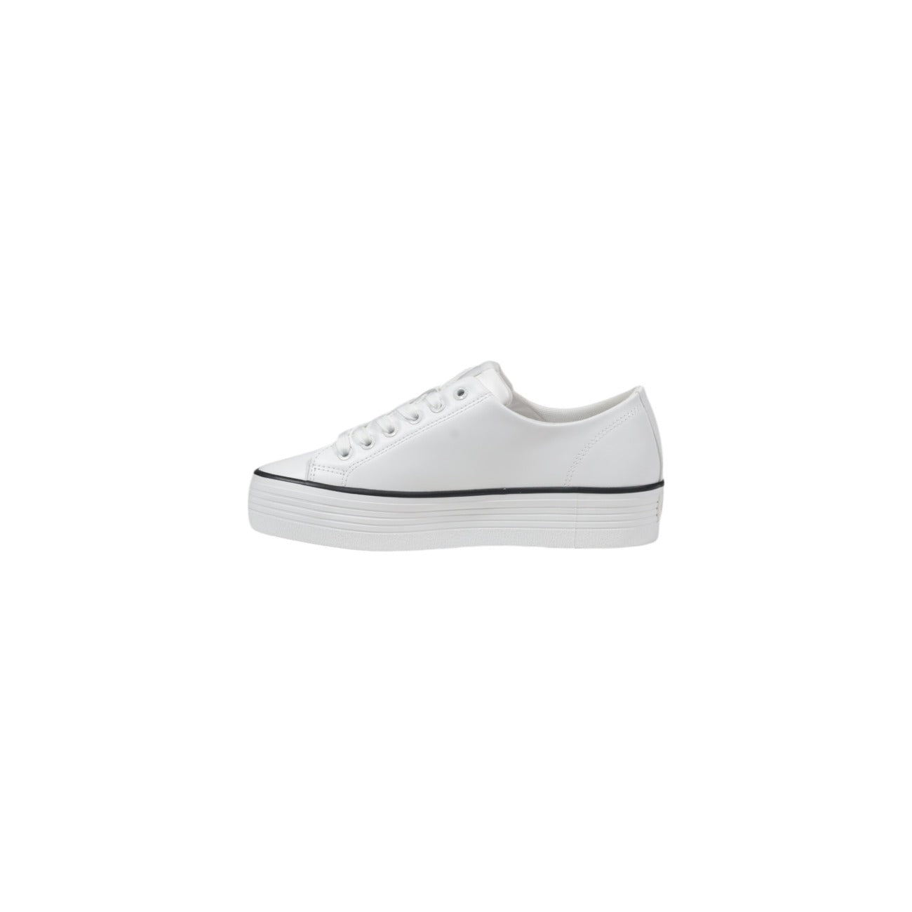 Calvin Klein Jeans Sneakers Dames Wit Leer