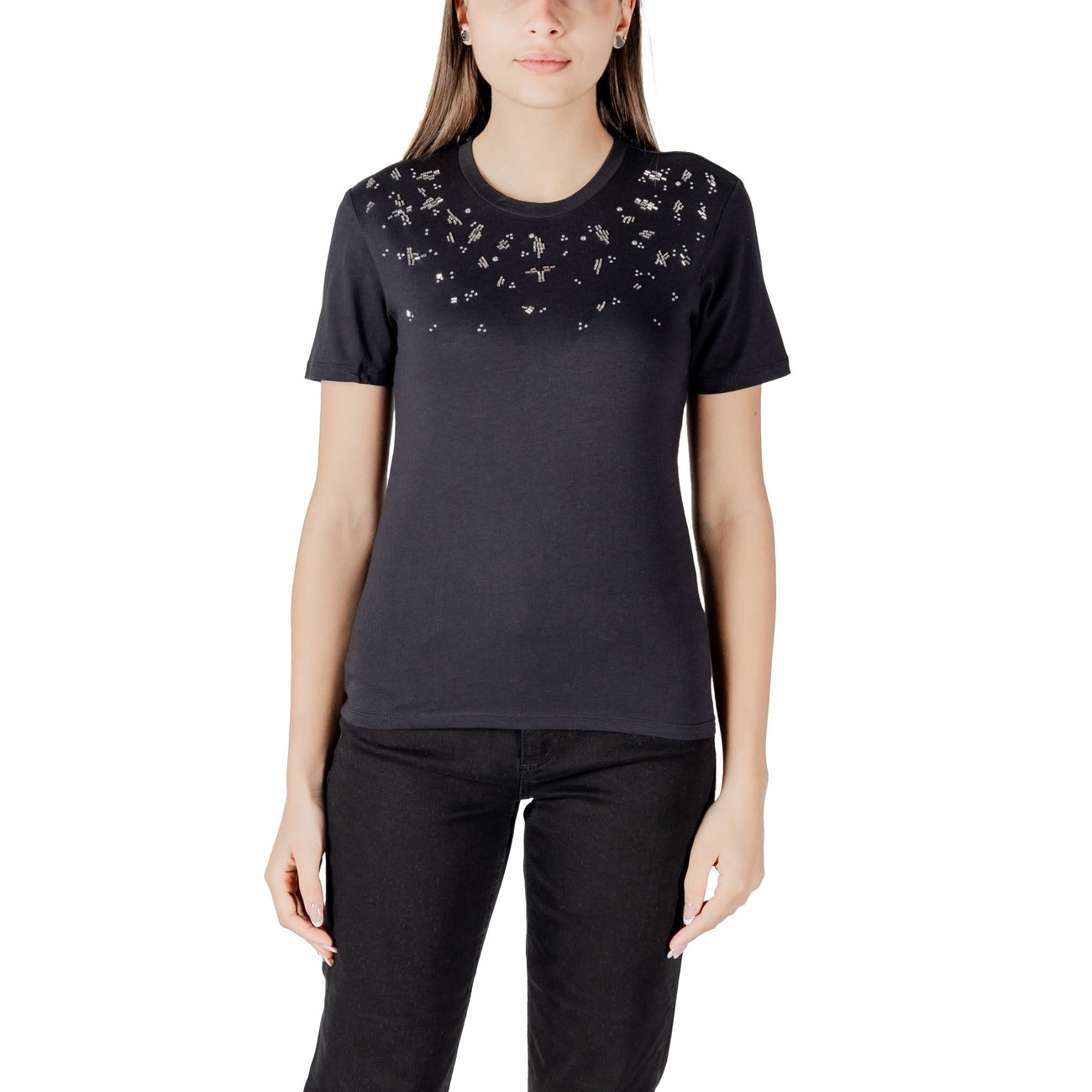 Only T-shirt Dames Zwart