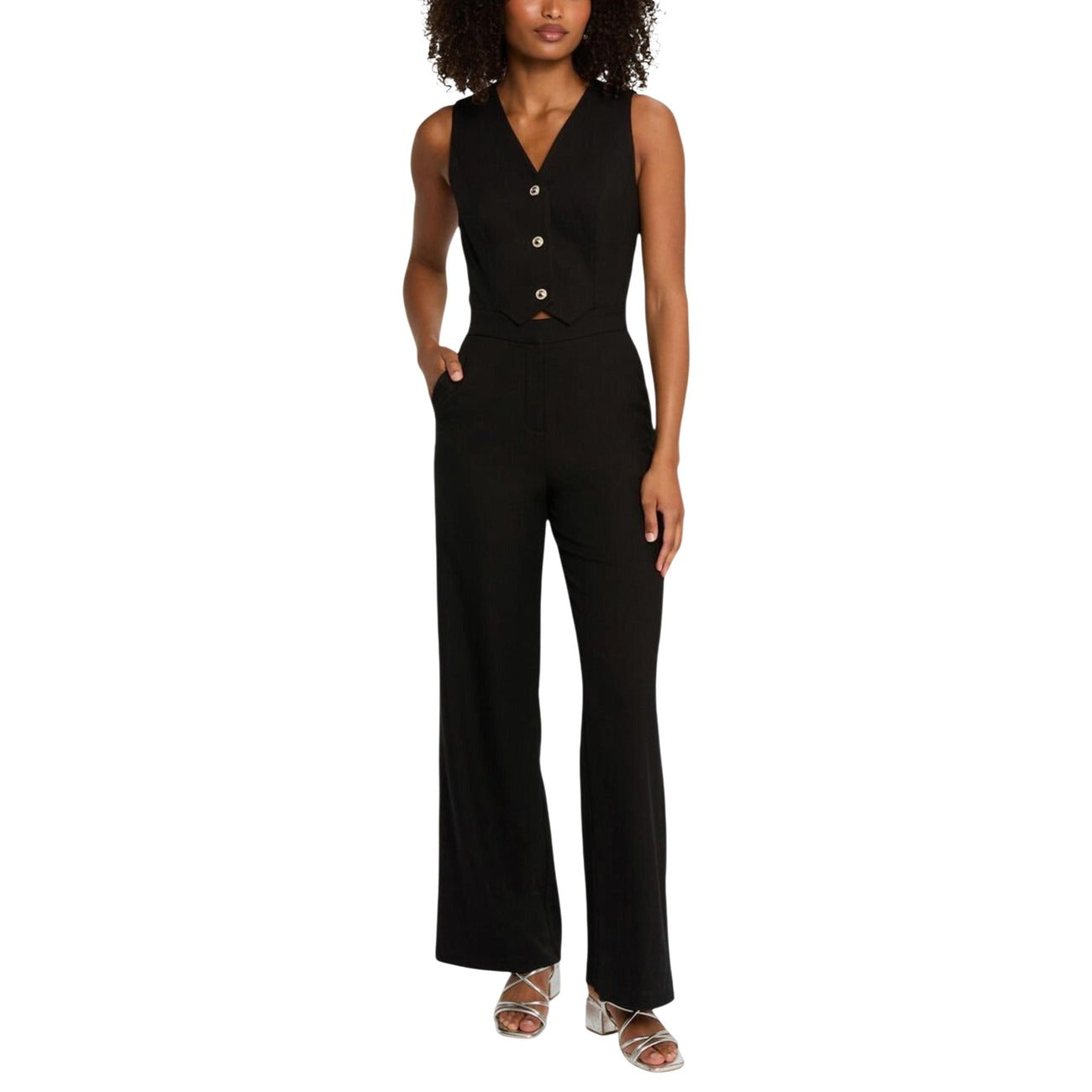 Morgan De Toi Jumpsuit Dames Zwart