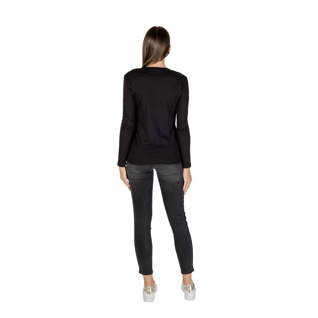 Armani Exchange T-shirt Dames Zwart