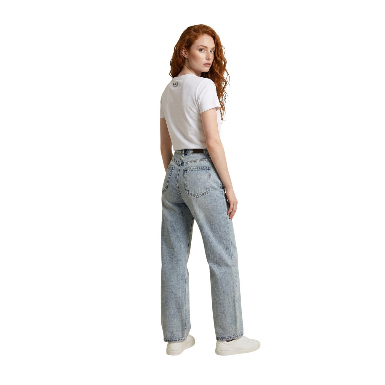EA7 T-shirt Dames Wit