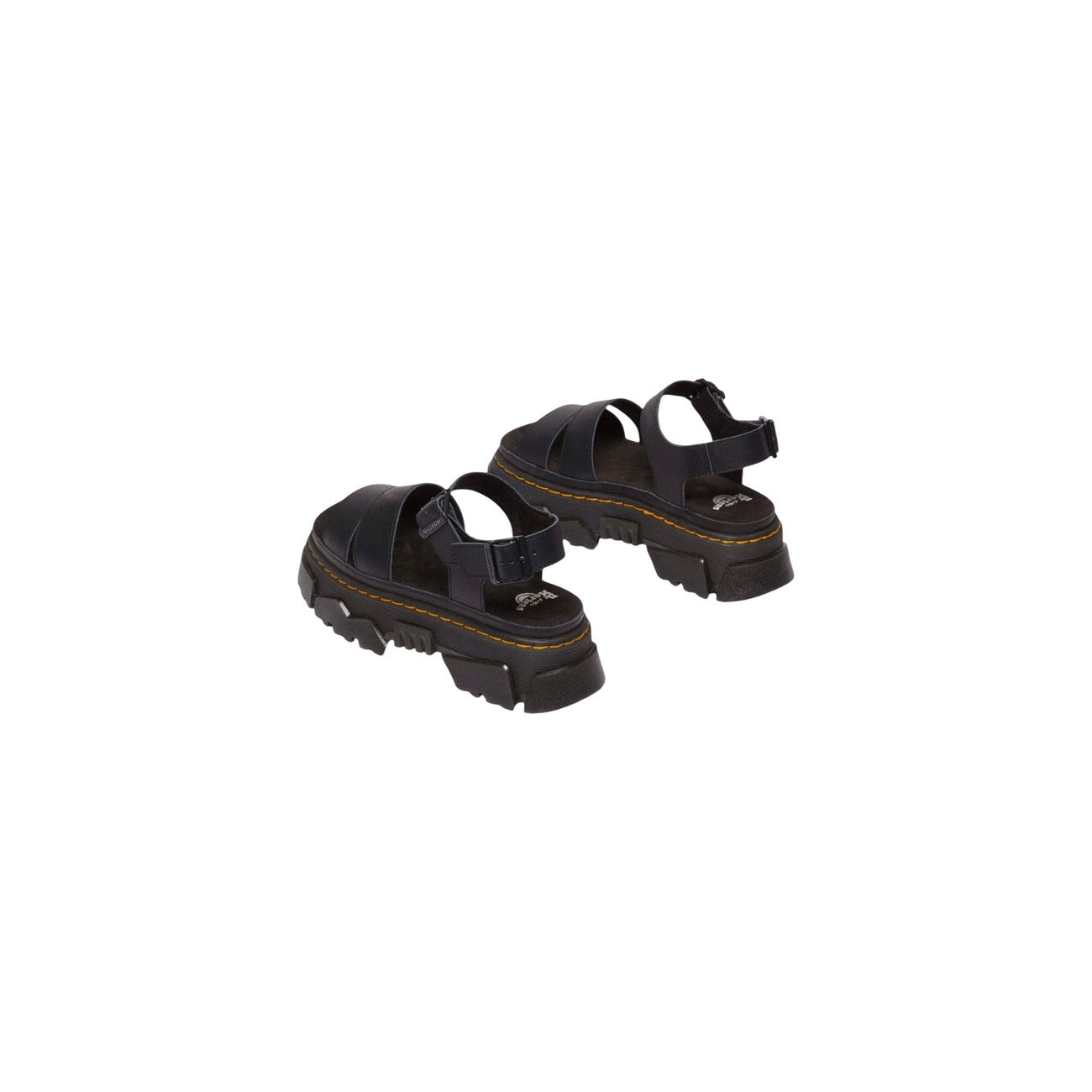 Dr. Martens Sandalen Dames Zwart Plateauzool