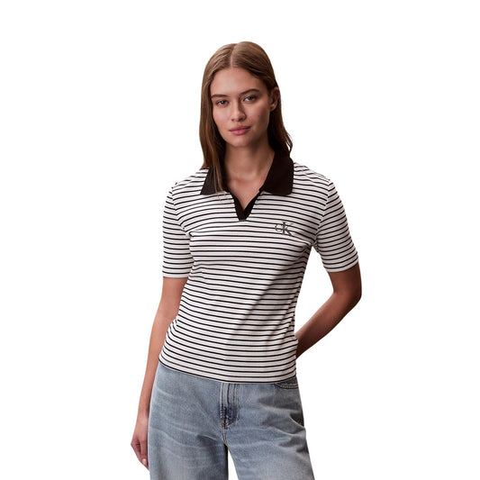 Calvin Klein Jeans Polo Dames Zwart