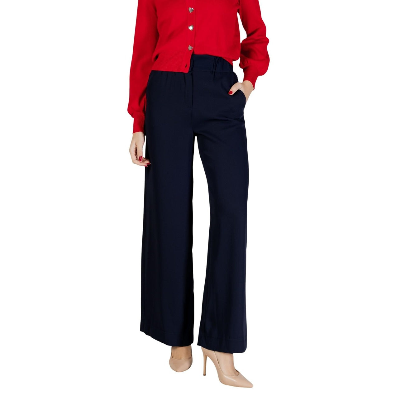 Morgan De Toi Broek Dames Blauw