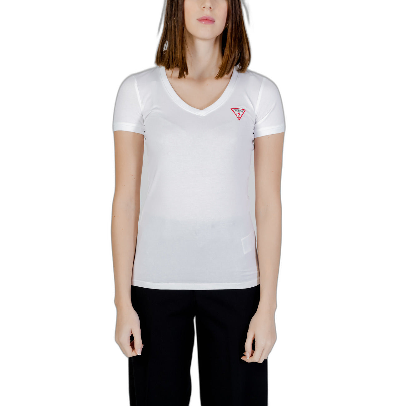 Guess Print T-shirt Dames Wit
