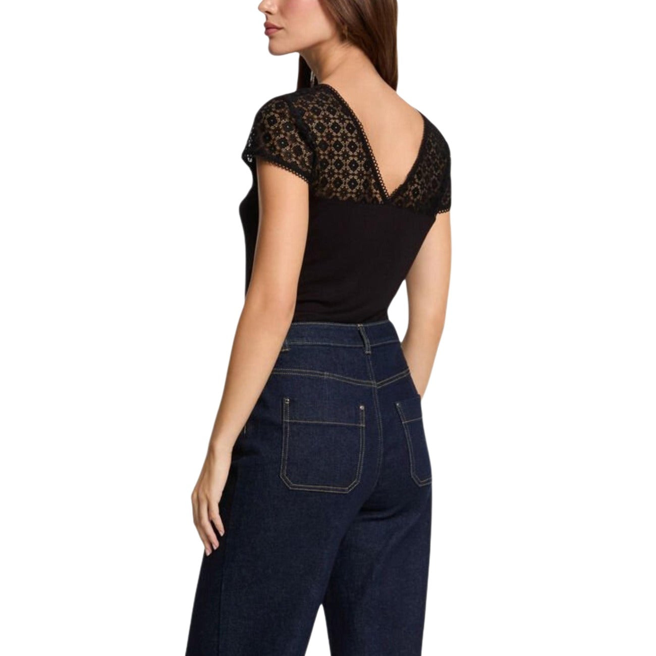Morgan De Toi T-shirt Dames Zwart
